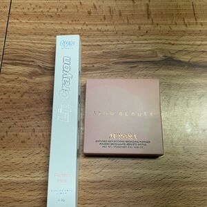 TYS BEAUTY Lip Crayon Liner & ĀTHR BEAUTY Diffused Reflections Bronzing Powder